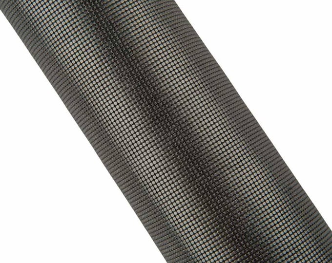 Steel METALLIC leather skin, micro - dot EMBOSSED cowhide, plumb grey glossy soft printed calfskin B19354-MT La Garzarara