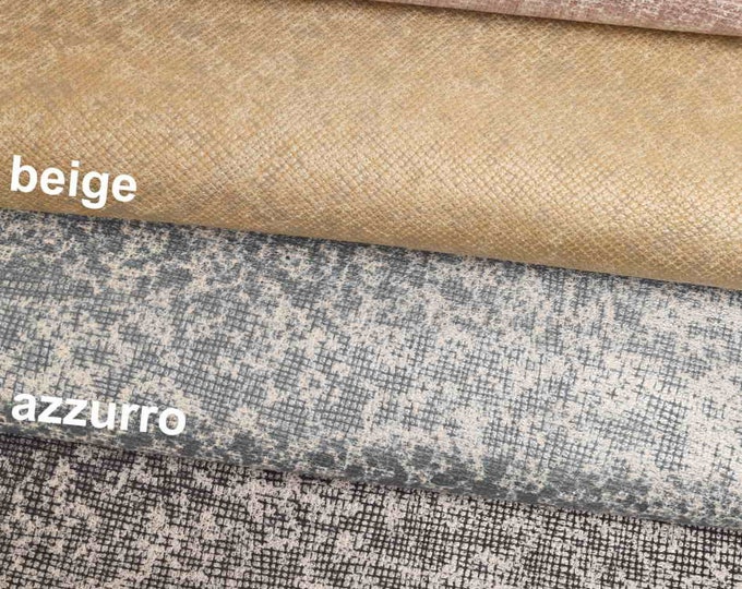 Speckled printed leather skins, splotched  textured goat skins  B13528-MT(st)
