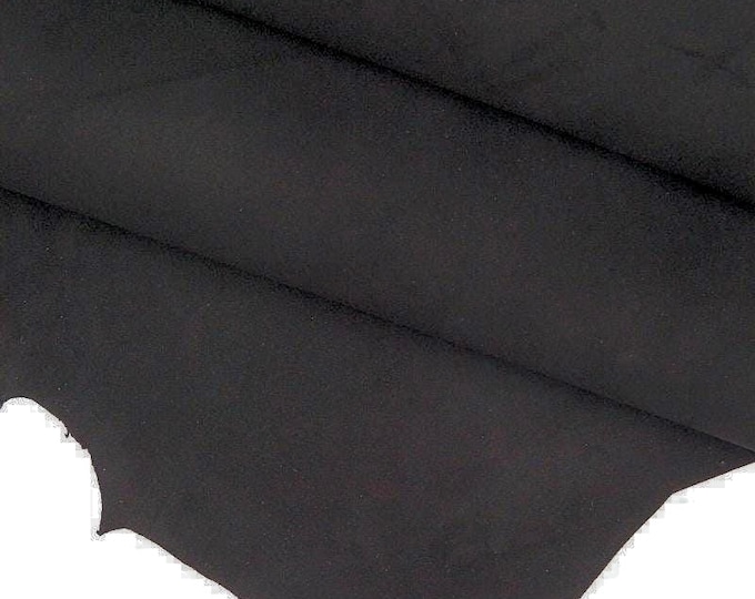 BLACK SUEDE baby calf, top quality suede cowhide, soft, good writing effect, 0.7 - 1.0 mm B17961-TB La Garzarara