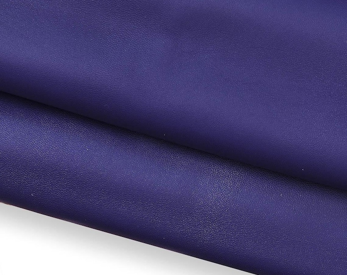 Purple NAPPA lambskin, smooth leather skin, soft lambskin for diy projects 1.1 - 1.2 mm   B18368-TU  La Garzarara