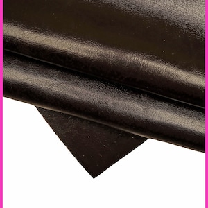 Pelle di vitello SPORTIVA testa di moro, pellame vintage marrone effetto stropicciato, vitello lucido morbidezza media B15939-VT