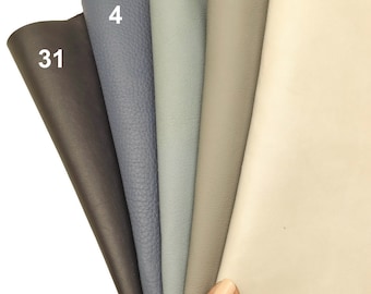 Großformatiges Kalbsleder für Polstermöbel, Leder für Sofas, Autos, Yachten, weiches Leder für Taschen B15051-TU La Garzarara