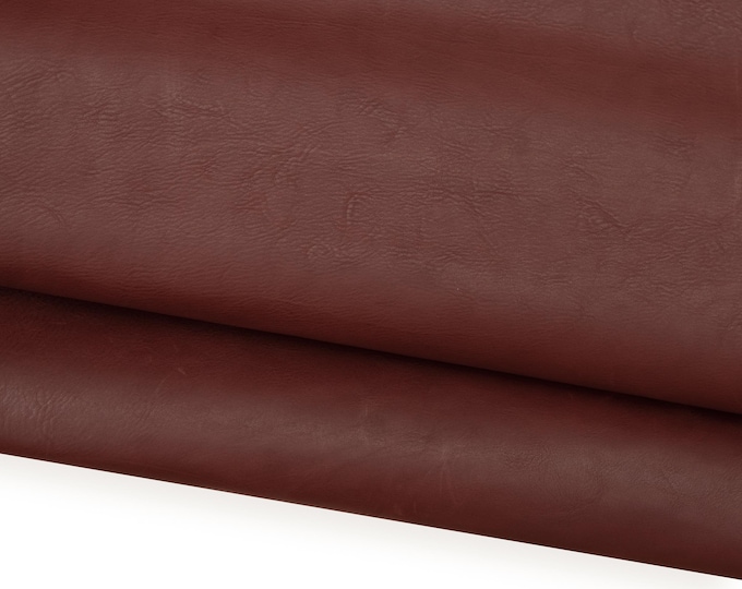 Burgundy sporty NAPPA, VEGETABLE tanned slightly wrinkled. lambskin soft vintage sheepskin for crafting  B18772-VT   La Garzarara