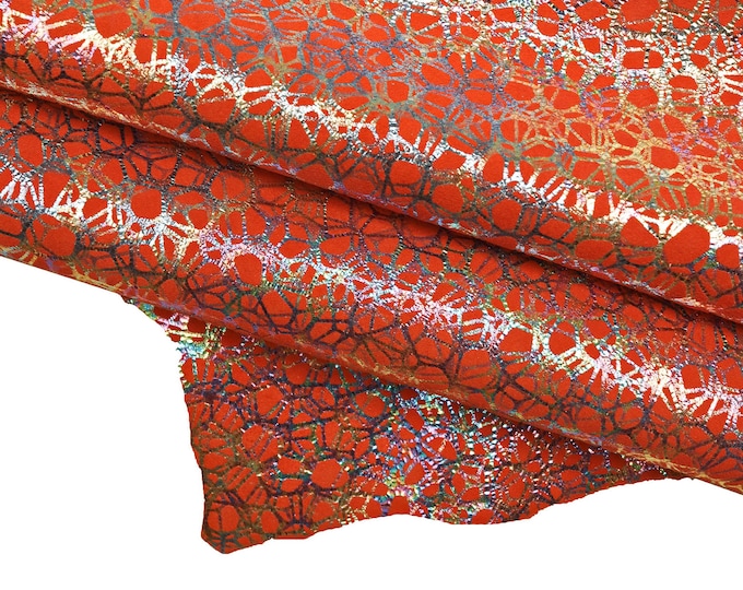 IRIDESCENT metallic leather skin, colorful suede goatskin, bright and soft skin   B15908-MT(ST)   La Garzarara