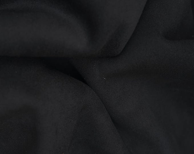 BLACK SUEDE sheepskin, top quality soft skin, luxurious suede lambskin for crafters and diy projects B18224-TB La Garzarara