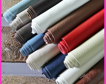 Leather Remnants for Sewing, Upholstery leather scraps, mix soft offcuts, random assortment thickness 1.0-1.6mm 1 kg(2 lbs)- 2 kg(4 lbs)B123