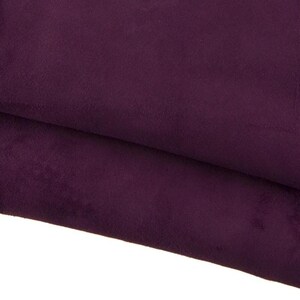 Pelle CAMOSCIO viola scuro, capra scamosciata con buon effetto scrivenza, pellame morbido 1.0 - 1.2 mm B17345-TU La Garzarara