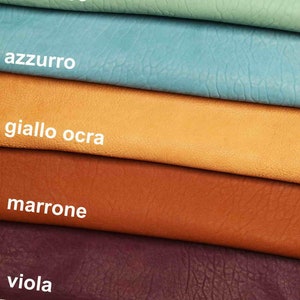 Pellami raggrinziti naturali -pellame morbido grana irregolare sportivo  B12533-VT La Garzarara