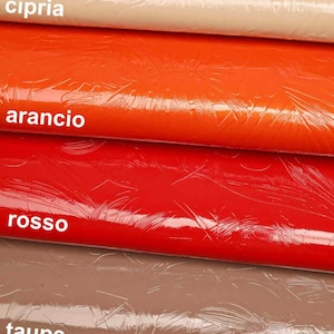 Pelle STAMPA FLOREALE verniciata - pelle di vitello cipria arancio taupe rosso  stampata  fiori e foglie B12105-ST La Garzarara