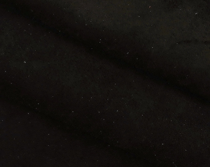 Black SUEDE CALFSKIN, sporty soft suede leathetr skin, good writing effect, cowhide 1.1 - 1.3 mm for crafting B13613-TB La Garzarara