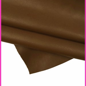 Vitello SPORTIVO marrone, pellame morbido semi lucido, pelle cioccolato tinta unita con leggera grana naturale B16047-TU La Garzarara