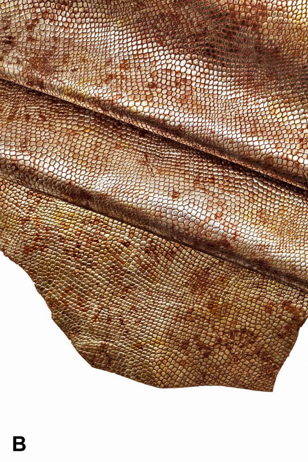 Metallic FLORAL PRINTED Leather Skin, Fancy Multicolored Print