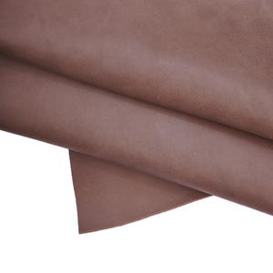 Vitello effetto PULL UP marrone, pellame sportivo con leggera grana, pelle CERATA semi lucida morbida, 1.0 - 1.2 mm B16517-vt  La Garzarara