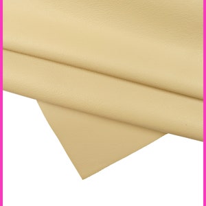 Pelle morbida beige, vitello con grana piccola leggera, pelle sportiva anche per tappezzeria, arredamento, auto B16149-TU La Garzarara