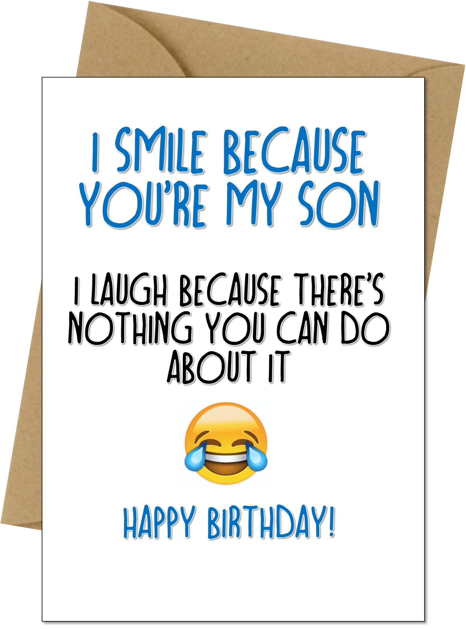 Funny Happy Birthday Card For Son Perfect For 30th 40th 50th | Etsy