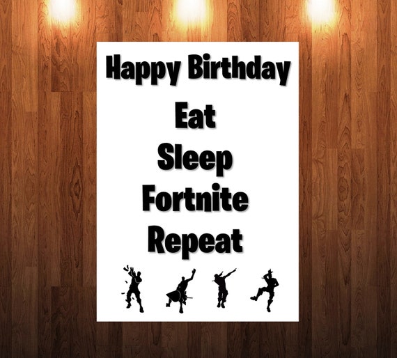  - fortnite birthday cards