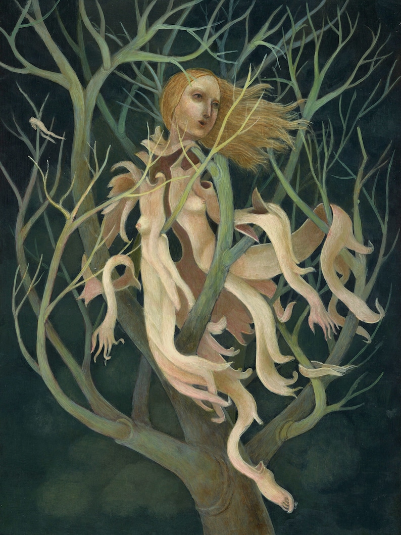 Flotsam and Jetsam print of the Painting Used for the 2023 Tool Poster