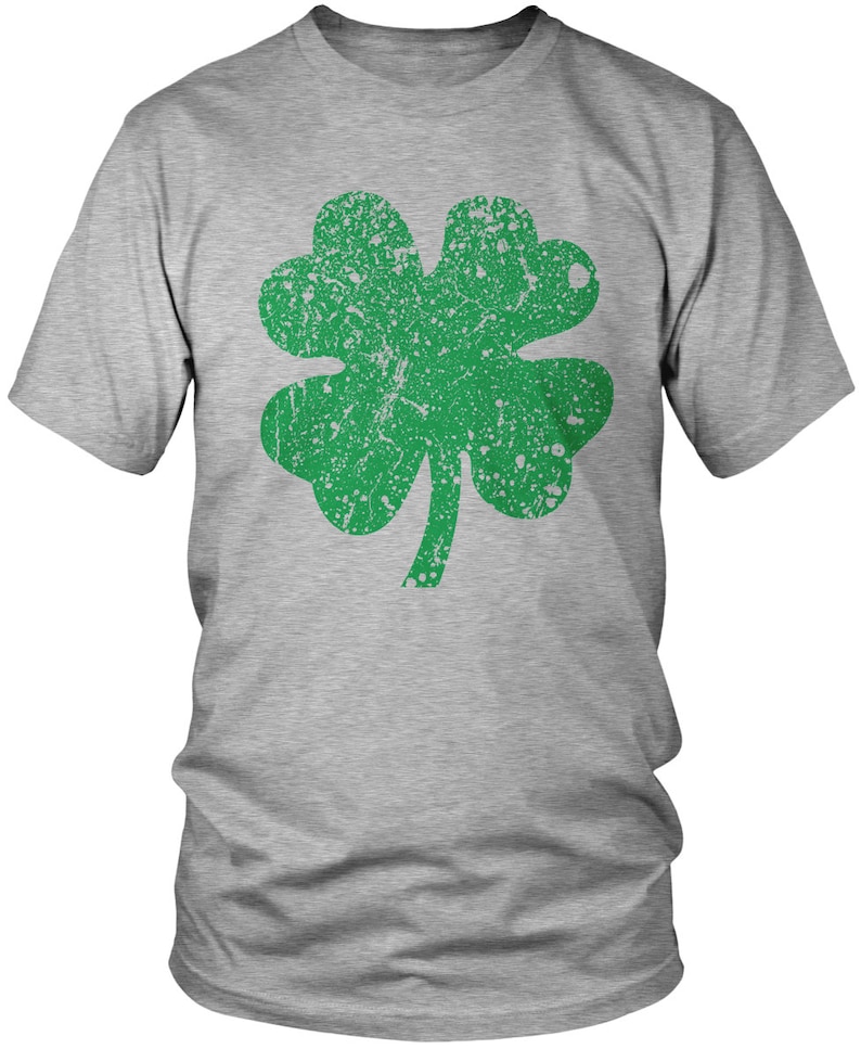 Four Leaf Clover Men's T-shirt 4 Leaf Clover Shirt Lucky - Etsy Australia