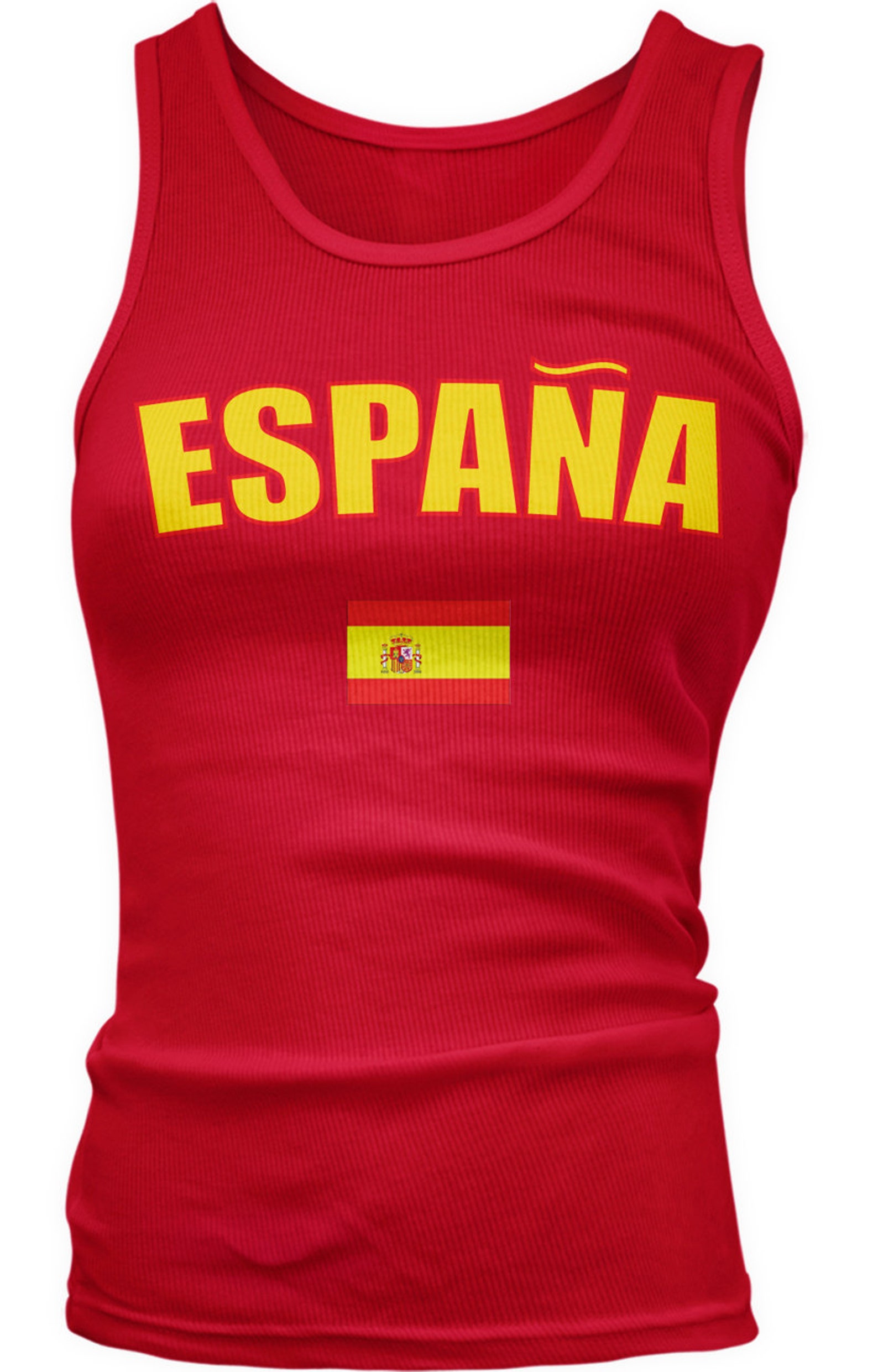 Espana Ladies Juniors Tank Top Spanish Flag Espana Pride - Etsy Hong Kong