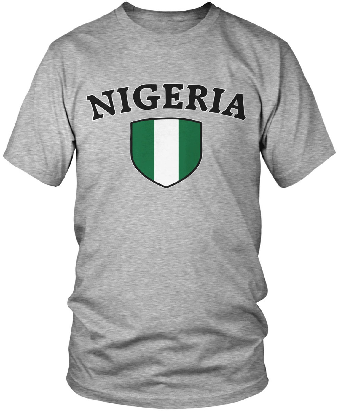 Nigeria Flag Crest Men's Tshirt Nigerian Pride Federal Etsy