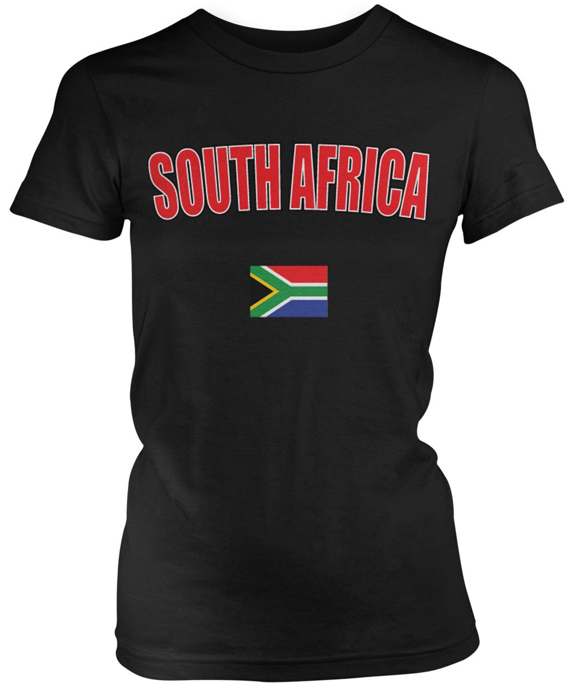 South Africa Ladies Juniors Tshirt Republic of South Africa Etsy UK