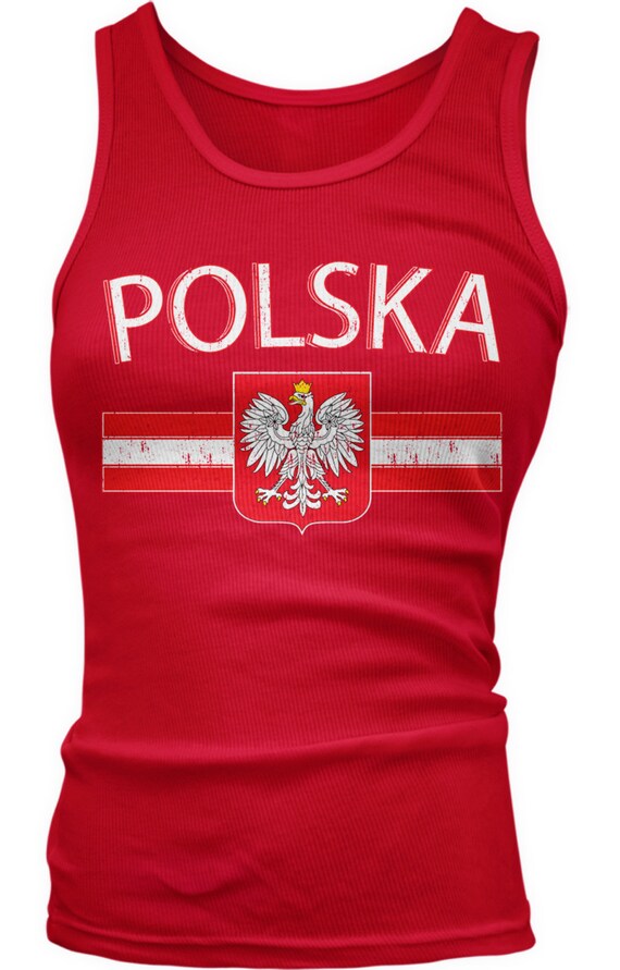 Polska Distressed Flag Ladies Juniors Tank Top, Polish Pride, Polska, Polish  Eagle, Ladies Juniors Poland Soccer Tank Tops AMD_POL_01 