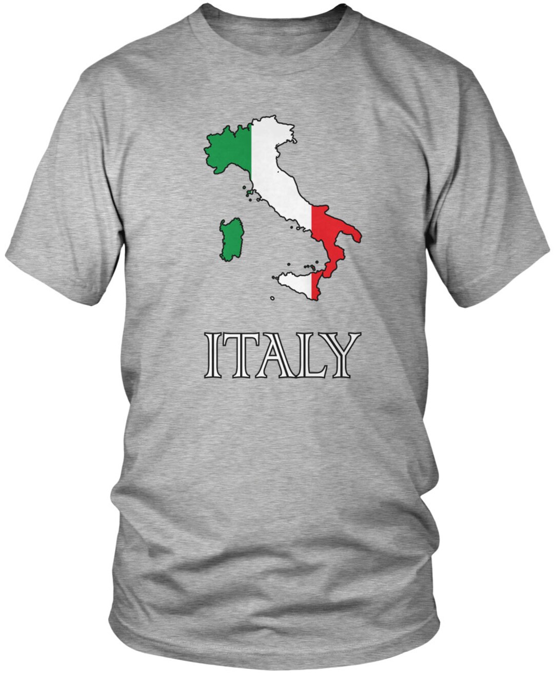 Italy Country Flag the Boot Men's Tshirt, Italian Pride, Italia