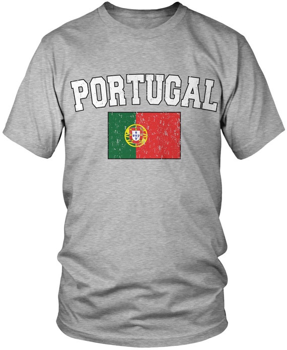 Threadrock Men/'s Portugal National Team Hoodie Sweatshirt Portuguese Flag