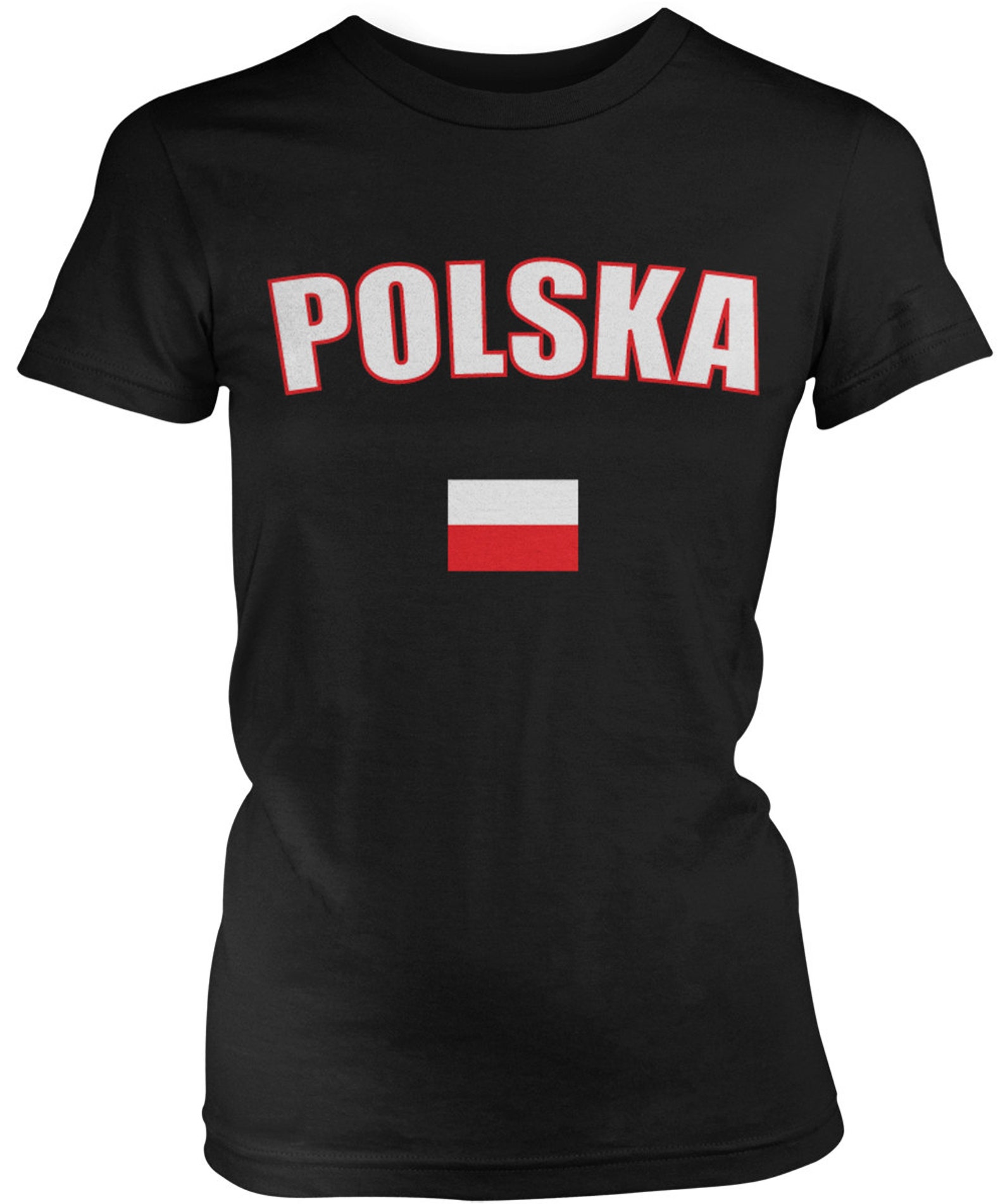 Polska Ladies Juniors T-Shirt Polish Pride Polska Polish | Etsy