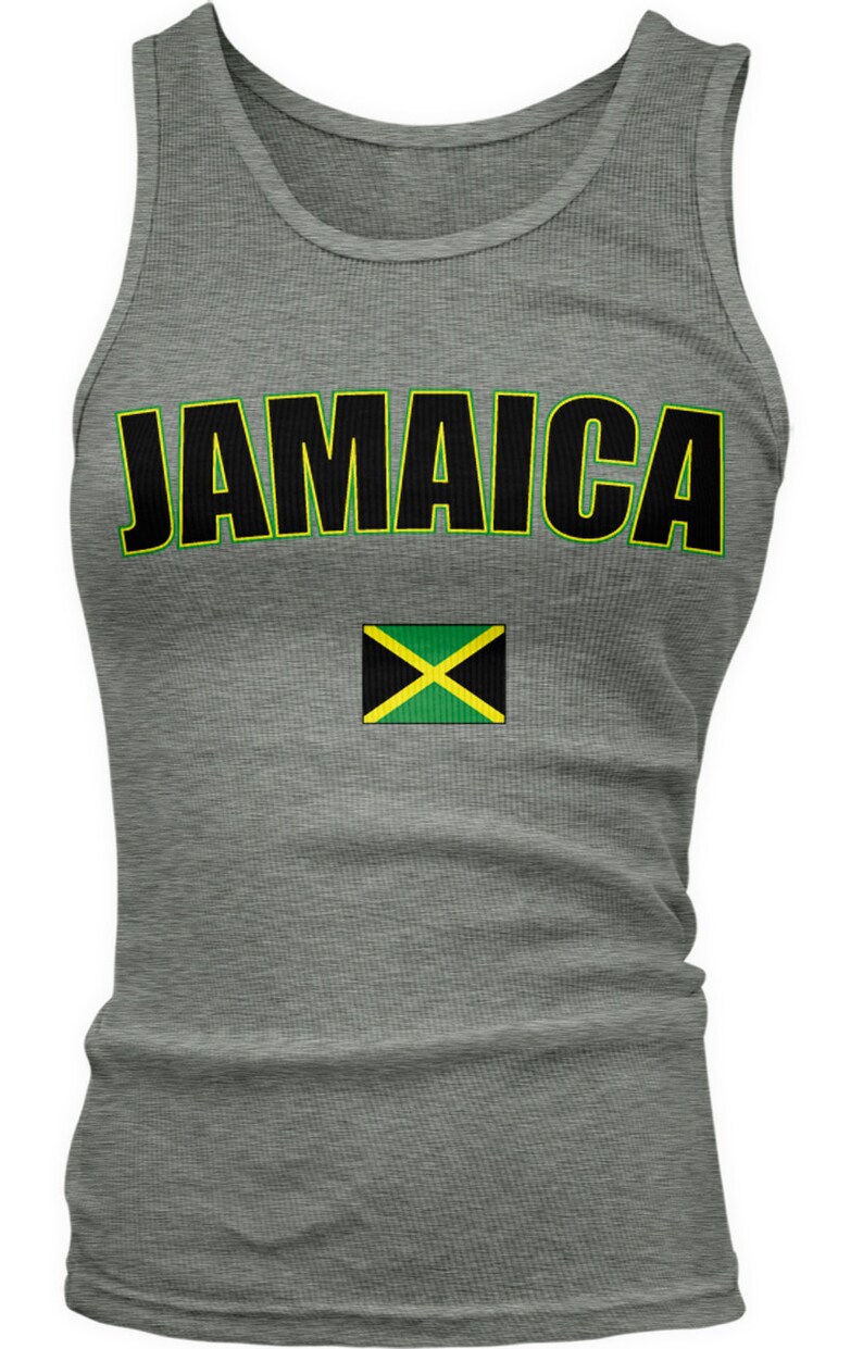 Jamaica Ladies Juniors Tank Top Jamaican Pride Soccer Etsy