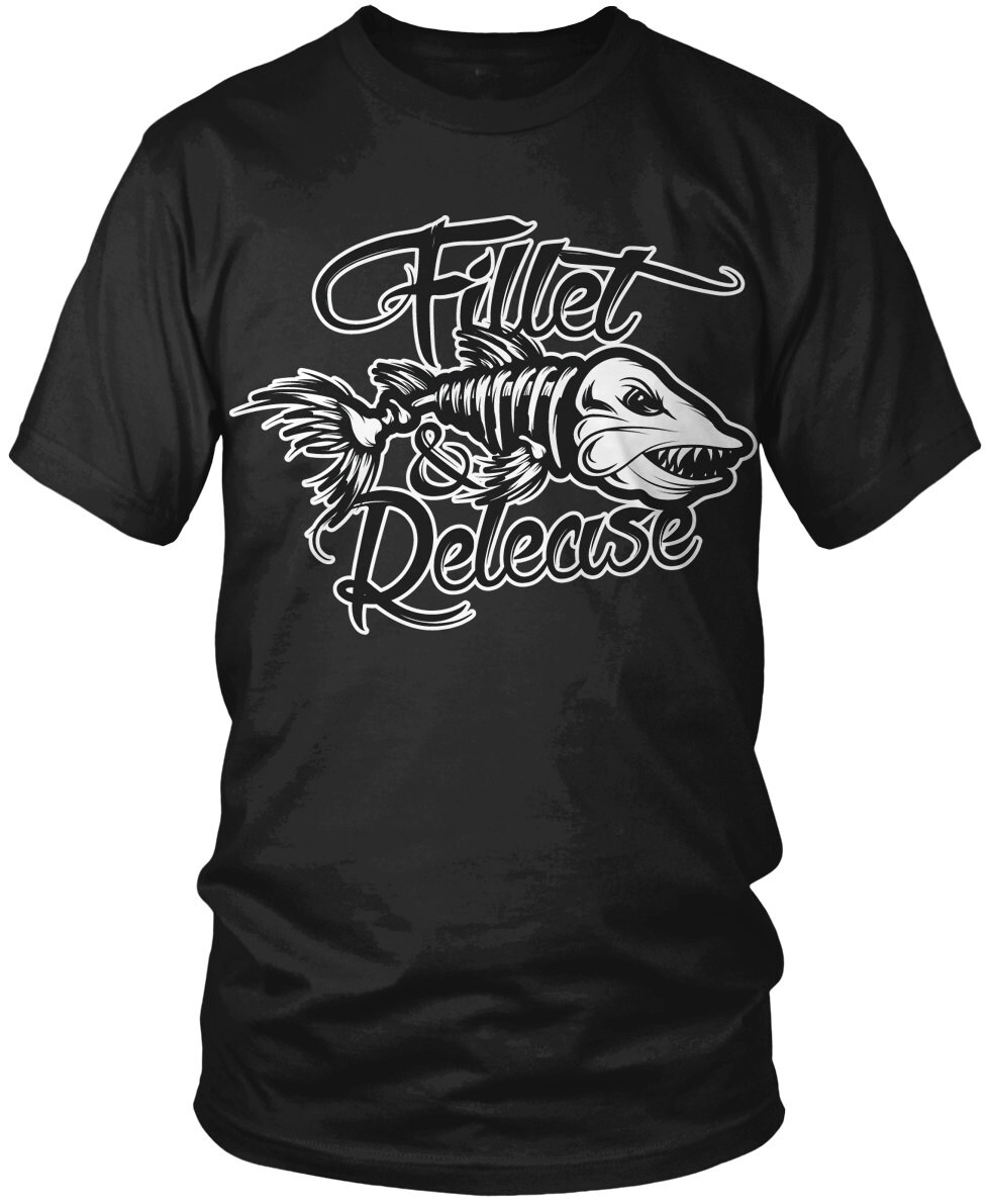 Fillet & Release Men's T-shirt, Fishing, Outdoors, Fish, Perfect Gift for