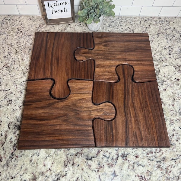 Puzzle Charcuterie Boards Etsy