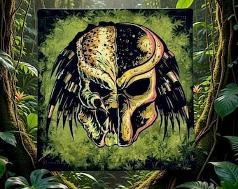 Jungle Edit, Ugly Sum B. 8x8 custom hank with camo backing.  EDC Handkerchief