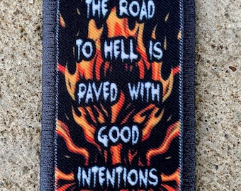 The Road, handmade patch.  Limited to 20