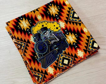 Southwest 12x12 inch handkerchief.  East Market Haberdasher