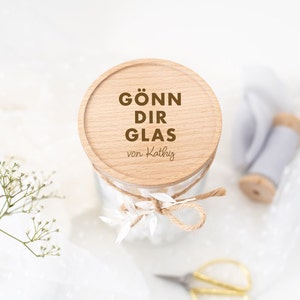 Personalized storage jar cookie jar Treat yourself | Gift birthday | Gift girlfriend | Farewell | Christmas | individual gift