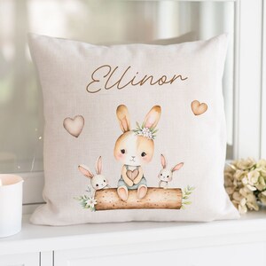 Personalized Pillow | Easter name | Easter Bunny | Easter decoration | Throw Pillow | Easter | Decoration | Easter gift | nursery