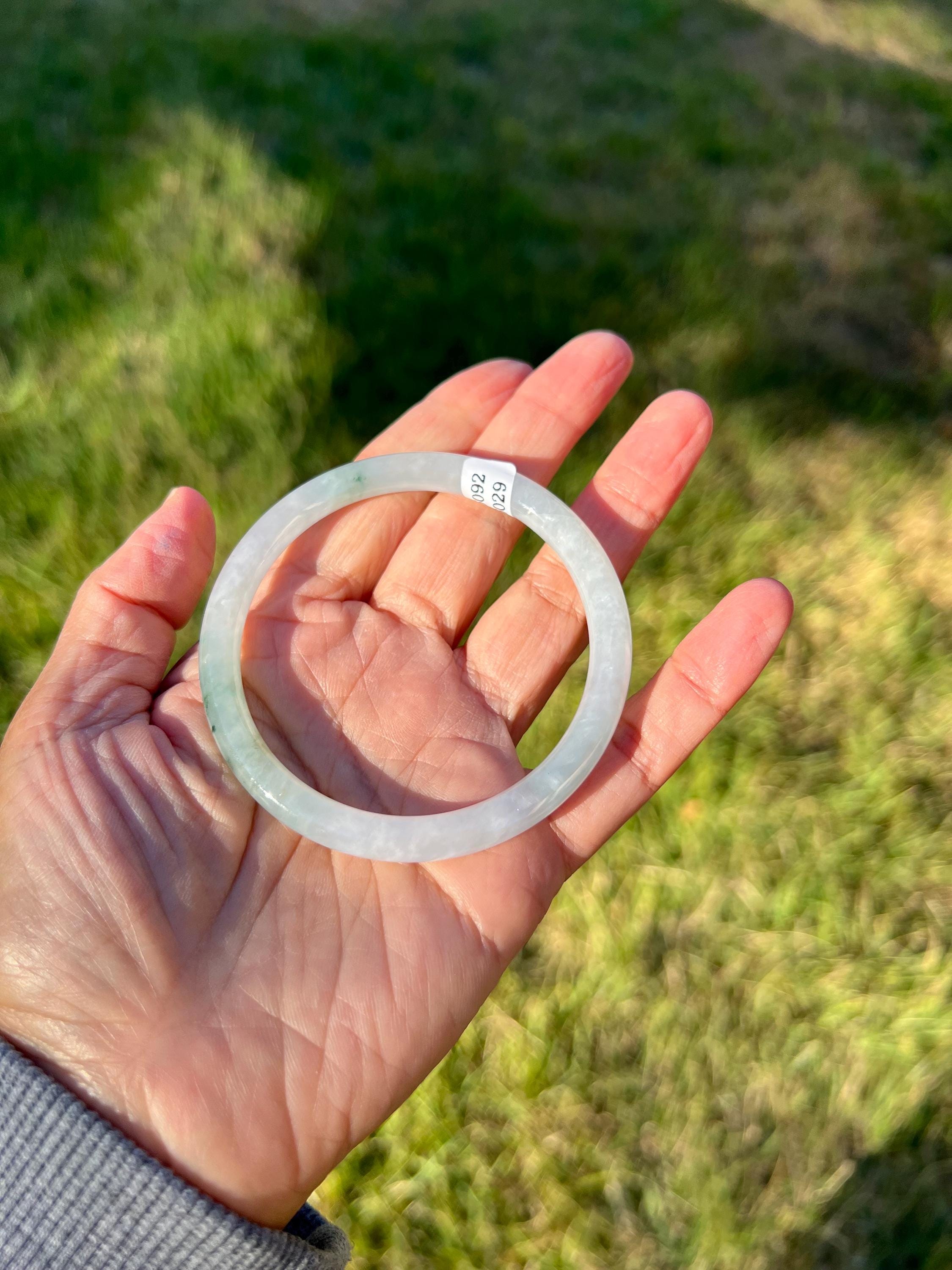 【証明書付き】高氷翡翠バングル 75d1c9e5616873279d329e8516f82e