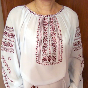 Ukrainian blouse vyshyvanka/ Ukrainian embroidery/ Peasant blouse/ embroidered shirt/ boho blouse/ Ukrainian clothing/ women’s clothing