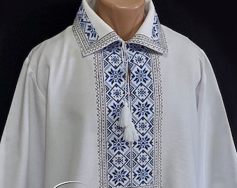 Ukrainian embroidery, vyshyvanka for men, Traditional Ukrainian clothes for men, shirt for men.