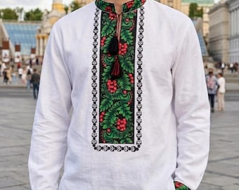 Vyshyvanka para hombre / camisa ucraniana / camisa hombres / Hecho en Ucrania / Vyshivanka / Vishivanka / regalo de hombre / ucraniano