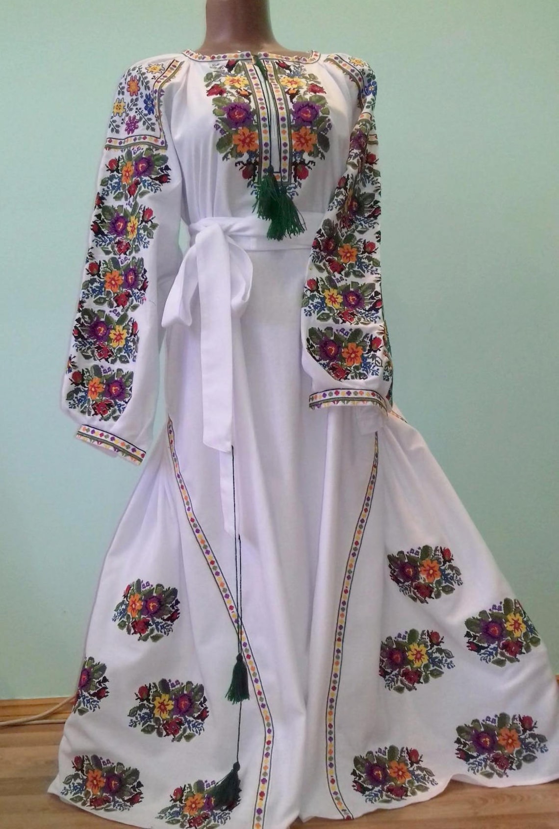 Embroidered Dress Vyshyvanka dress Ukrainian embroidery ethnic Etsy