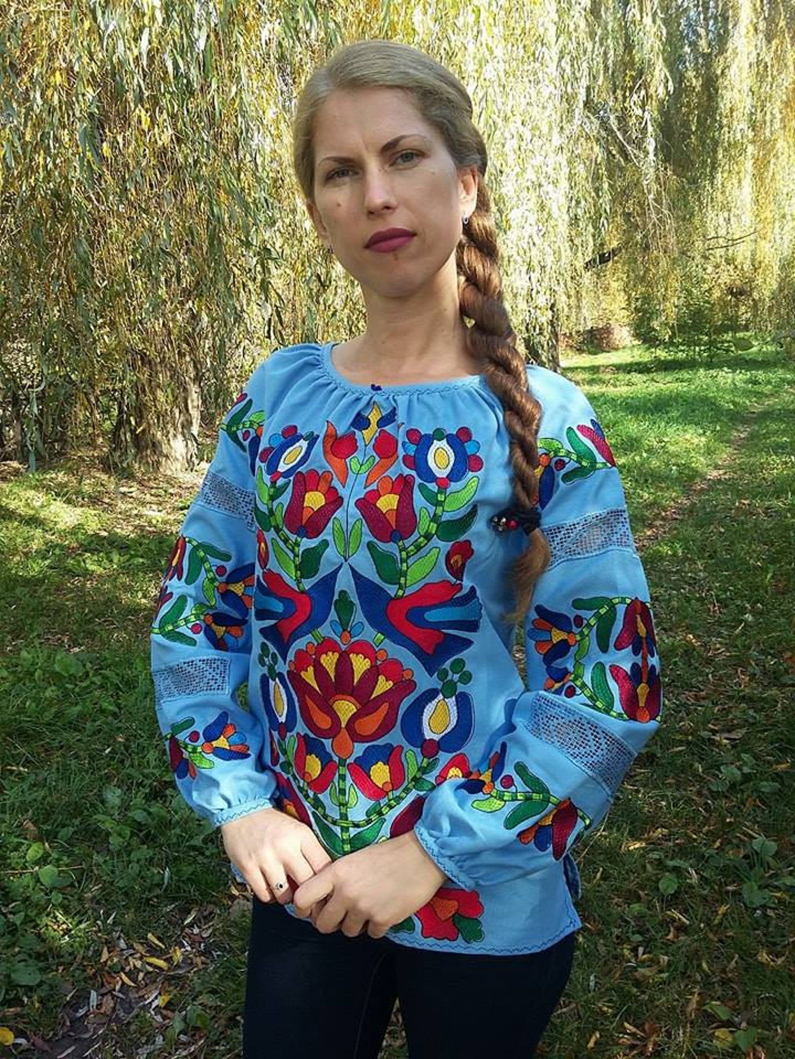 Ukrainian Blouse Vyshyvanka / Ukrainian Embroidery / Peasant Etsy
