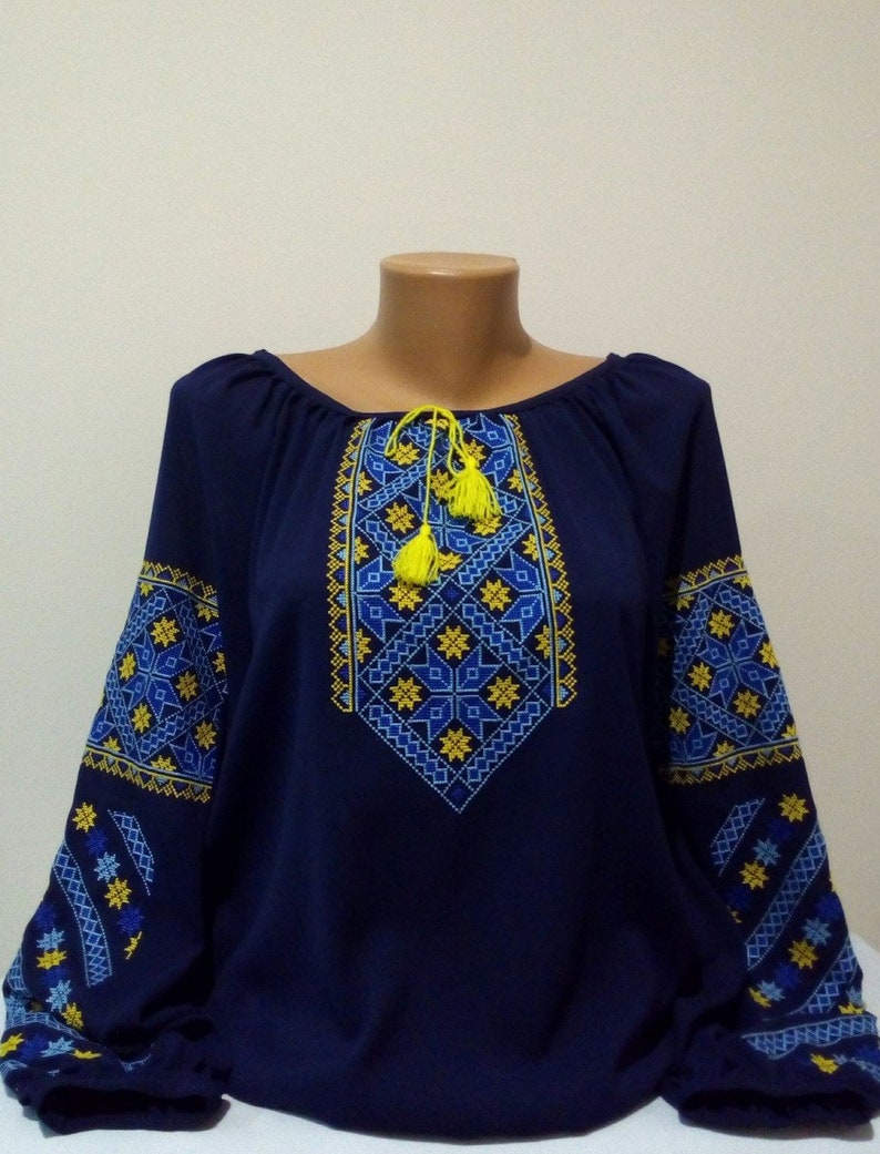 Ukrainian Blouse Vyshyvanka/vyshyvanka/peasant Etsy