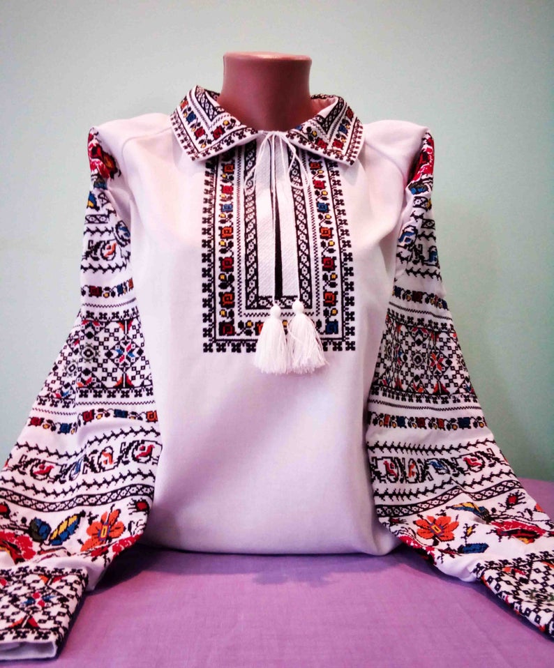 Ukrainian Blouse Vyshyvanka/vyshyvanka/peasant Etsy