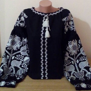 Ukrainian Blouse Vyshyvanka/vyshyvanka/peasant - Etsy