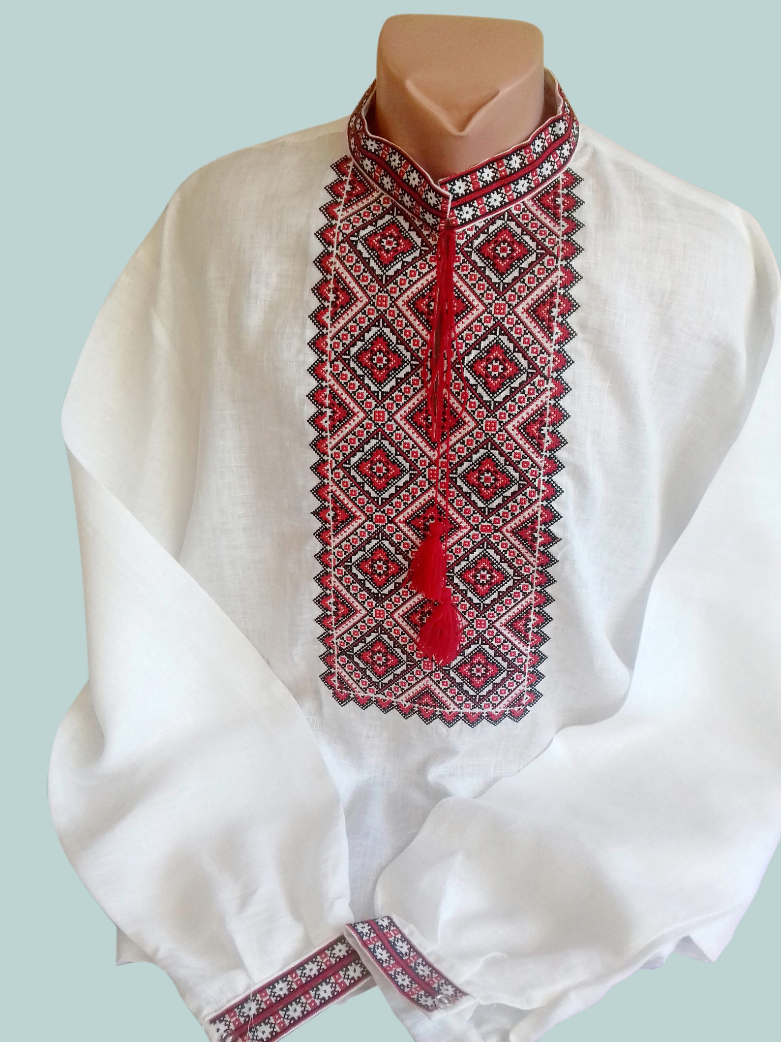 Vyshyvanka for Men / Ukrainian Shirt / Linen Shirt Men / Made Etsy