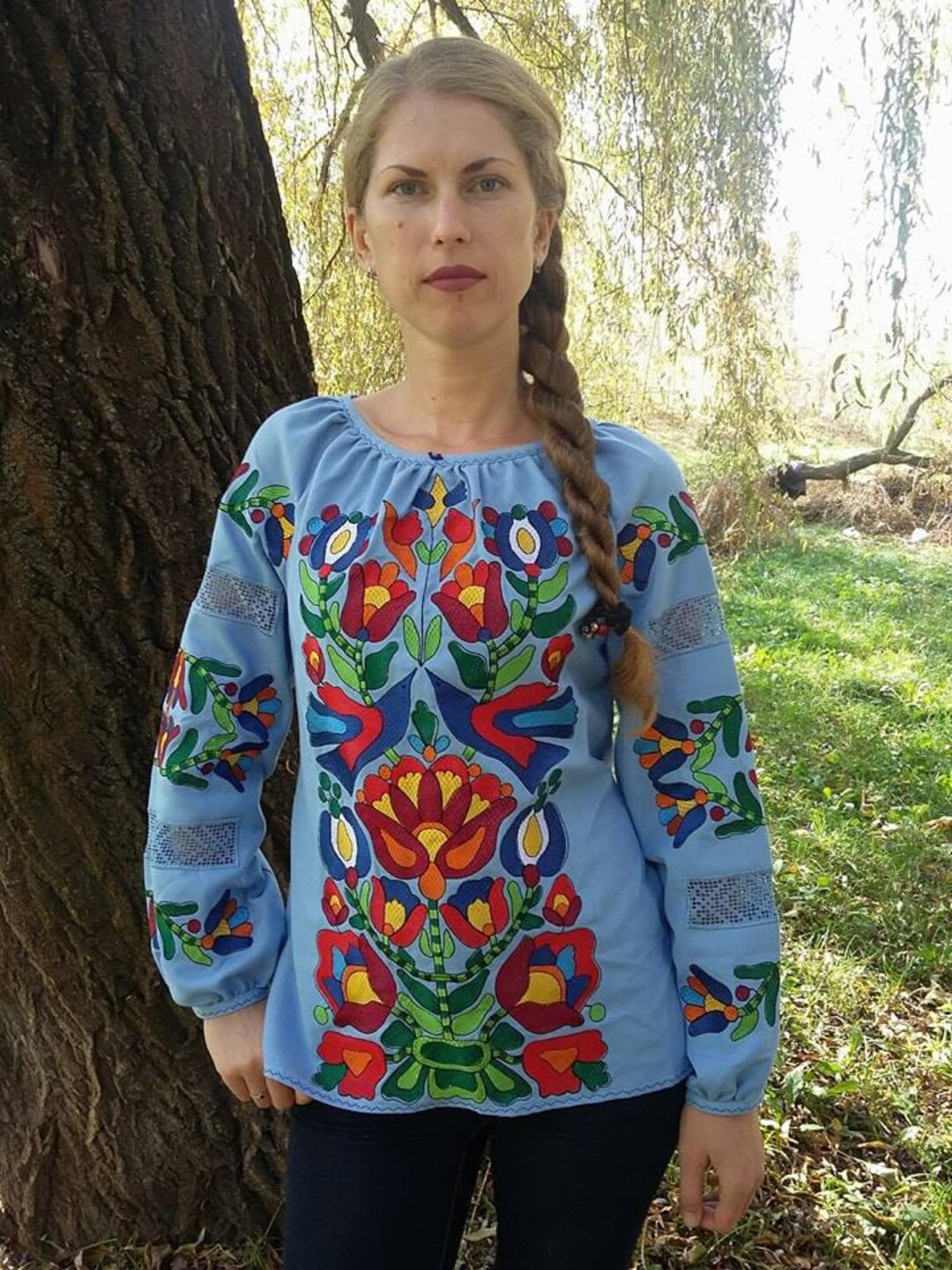 Ukrainian Blouse Vyshyvanka / Ukrainian Embroidery / Peasant Blouse