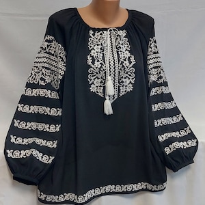 Ukrainian blouse vyshyvanka / Ukrainian embroidery / Peasant blouse / embroidered shirt / boho blouse / Ukrainian clothing /