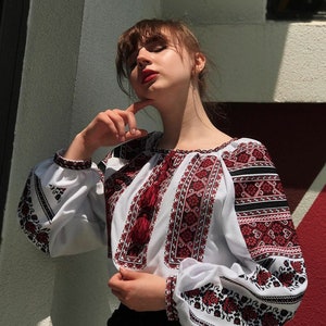 Ukrainian Blouse Vyshyvanka/vyshyvanka/peasant Blouse/vita-boho-style ...